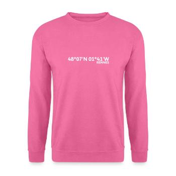 Rennes coordinates - Unisex Sweatshirt - pink - Front