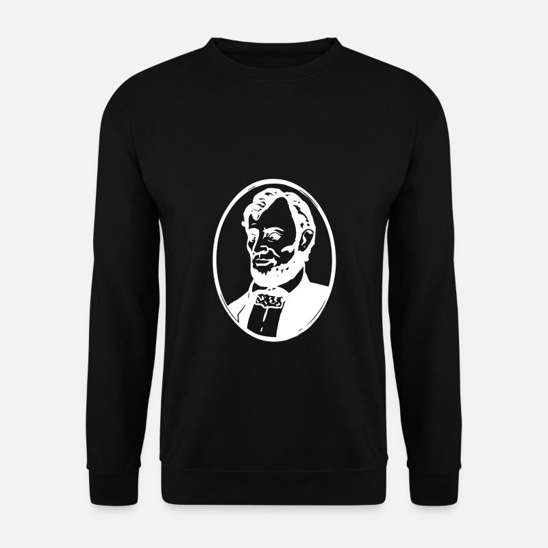 Abraham Lincoln - Unisex Pullover - Schwarz
