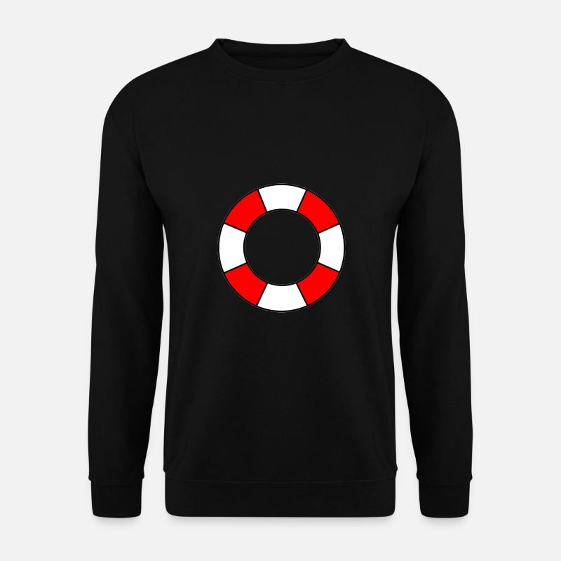 Rettungsring Rettungsschwimmer Bademeisters - Unisex Pullover - Schwarz