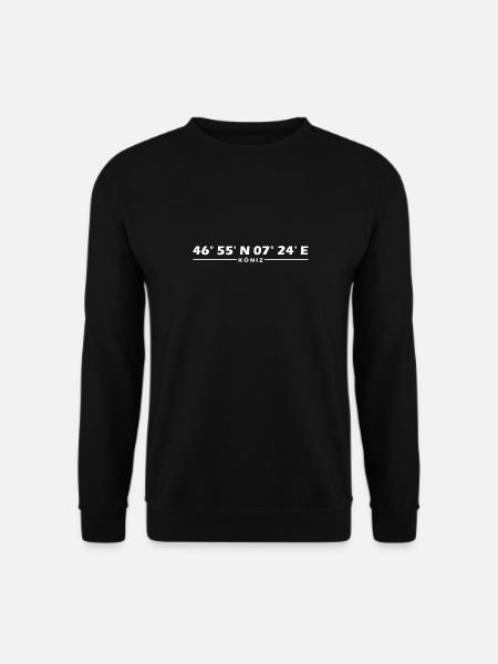 Köniz coordinates - Unisex Sweatshirt - black