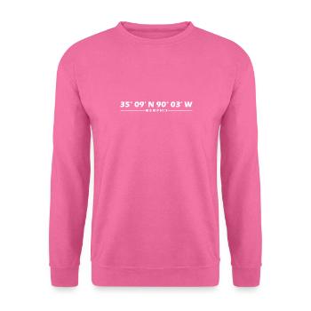 Memphis Koordinaten - Unisex Pullover - Pink - Vorne