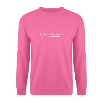 Sundern (Sauerland) Nordrhein-Westfalen Koordinate - Unisex Pullover - Pink - Vorne