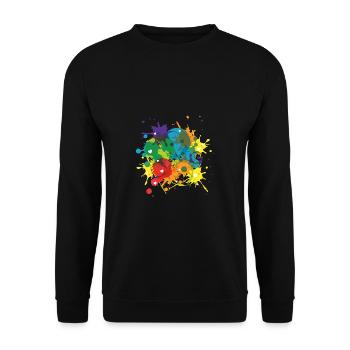 Love LGBT Pride Rainbow Colours Gift Love - Sweat-shirt Unisexe - noir - Devant - Alina (178cm) & Michal (187cm)