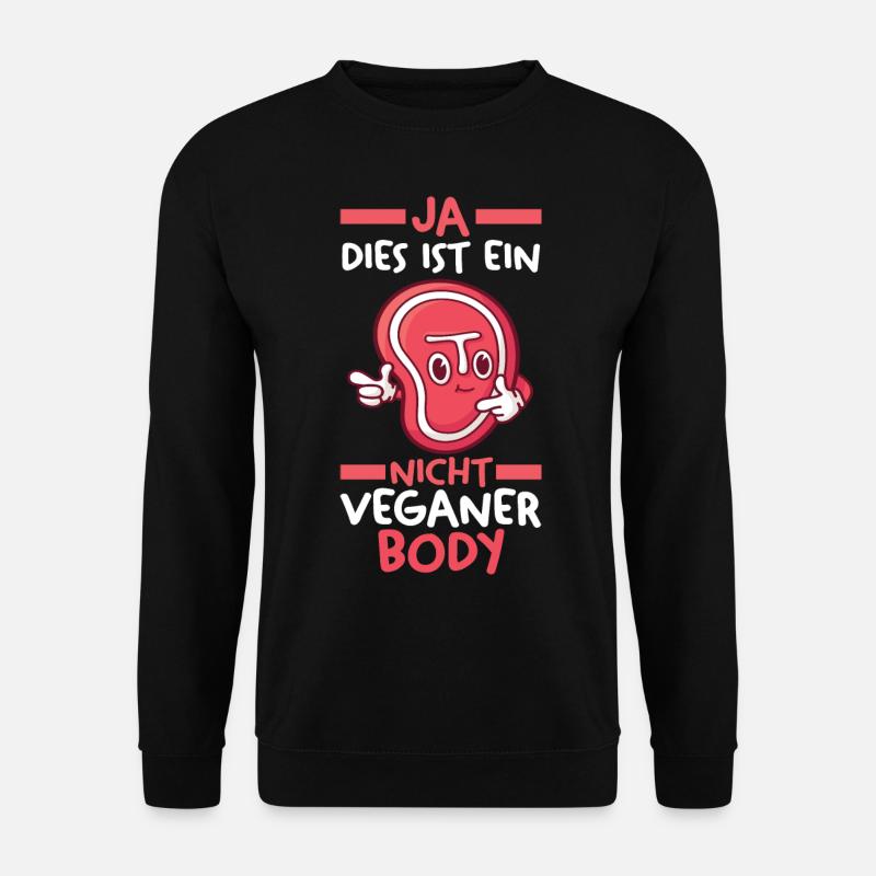 Anti Vegan - Unisex Pullover - Schwarz