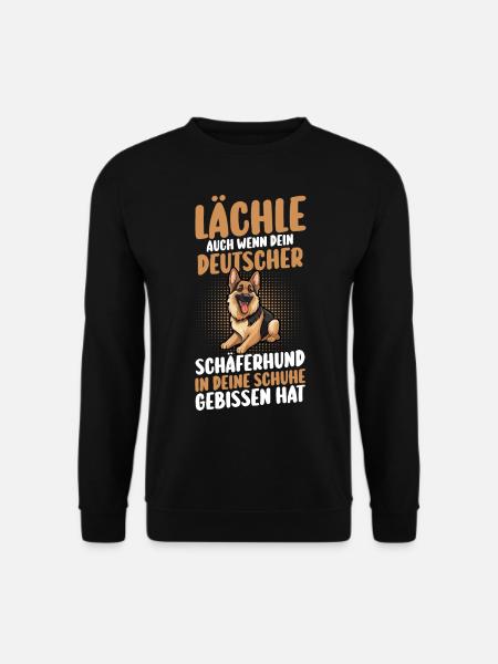Hund Deutscher Schäferhund - Unisex Pullover - Schwarz
