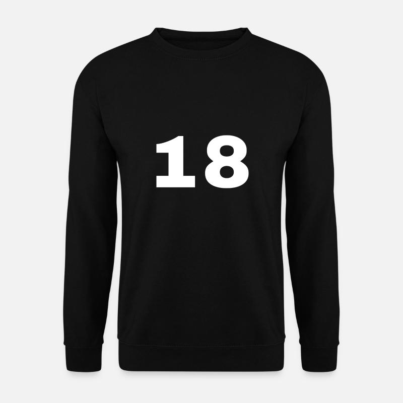 18 - Unisex Sweatshirt - black
