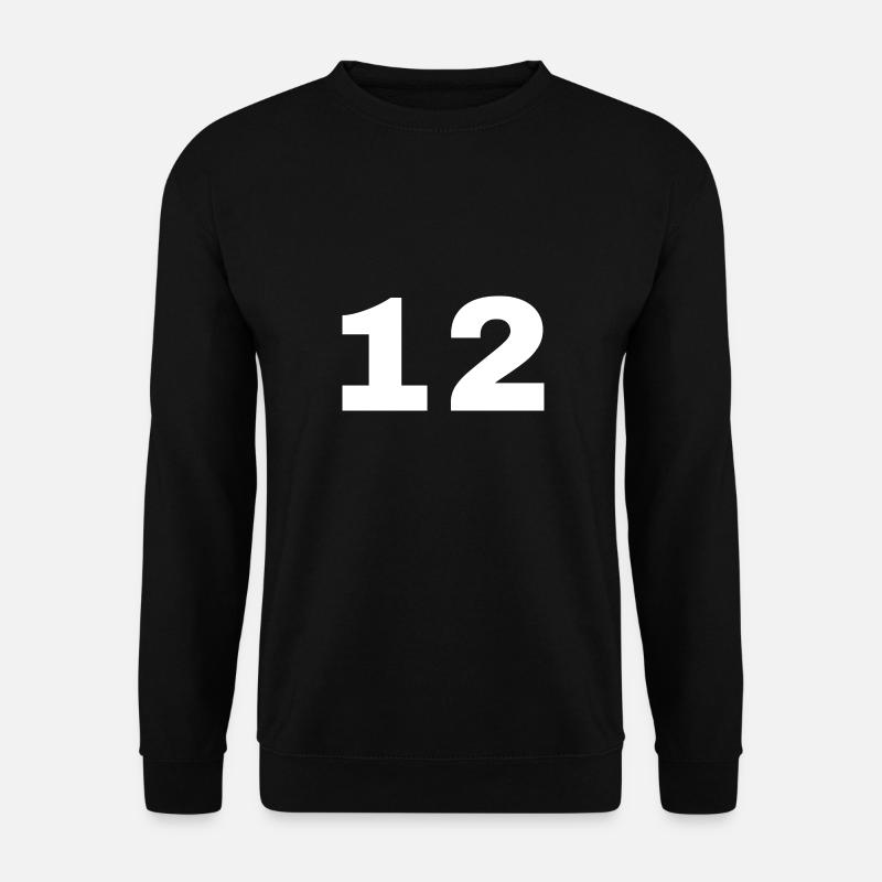 12 - Unisex Sweatshirt - black