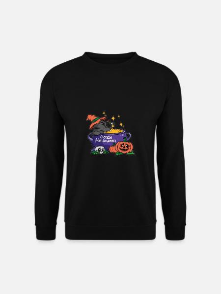 Cozy Halloween Witch - Unisex Sweatshirt - black