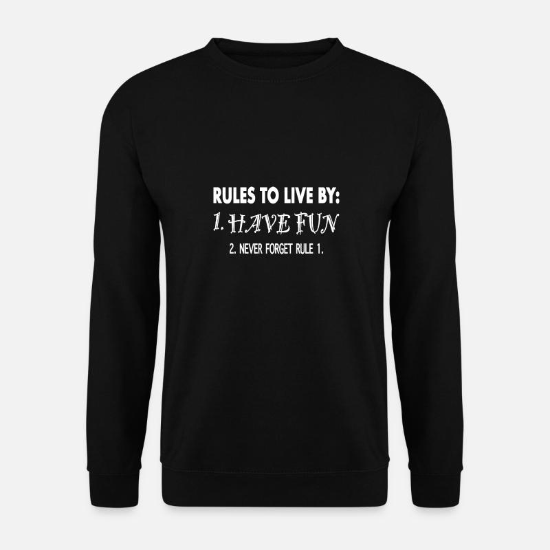 Règles à respecter - Sweat-shirt Unisexe - noir