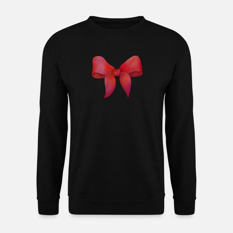 Red carnival bow - Unisex Sweatshirt - black