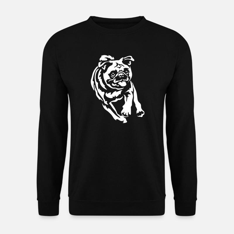 Mops "Black Edition" - Unisex sweater - sort