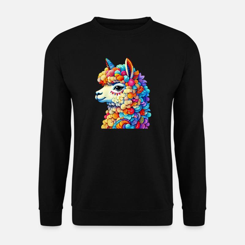 Alpaca - Unisex Sweatshirt - black