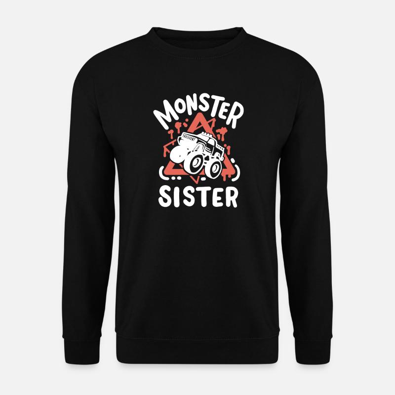 Monstertruck-Schwester - Unisex Pullover - Schwarz