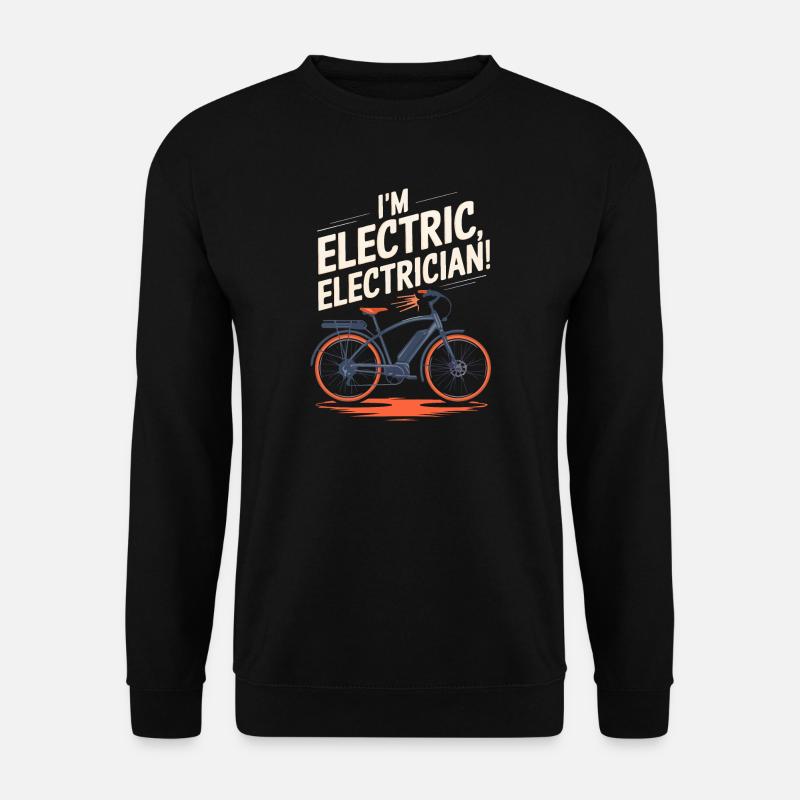 Elektrofahrrad Enthusiast Design - Unisex Pullover - Schwarz