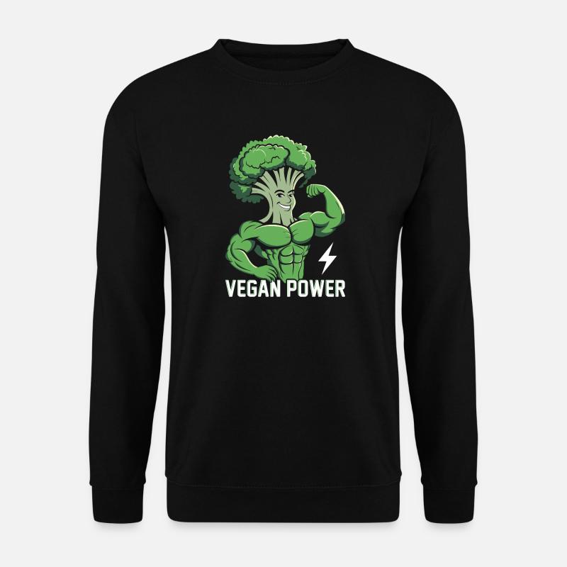 Vegane Power - Unisex Pullover - Schwarz