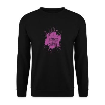 Basilique Saint-Pierre, Vatican, Rome Splash - Sweat-shirt Unisexe - noir - Devant - Alina (178cm) & Michal (187cm)