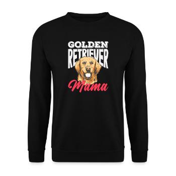 Golden Retriever Owner Owner Gift - Unisex Sweatshirt - black - Front - Alina (178cm) & Michal (187cm)