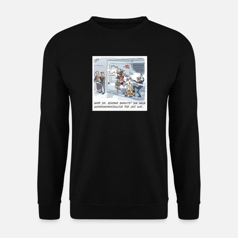 Neue Unternehmenskultur entfacht - Unisex Pullover - Schwarz