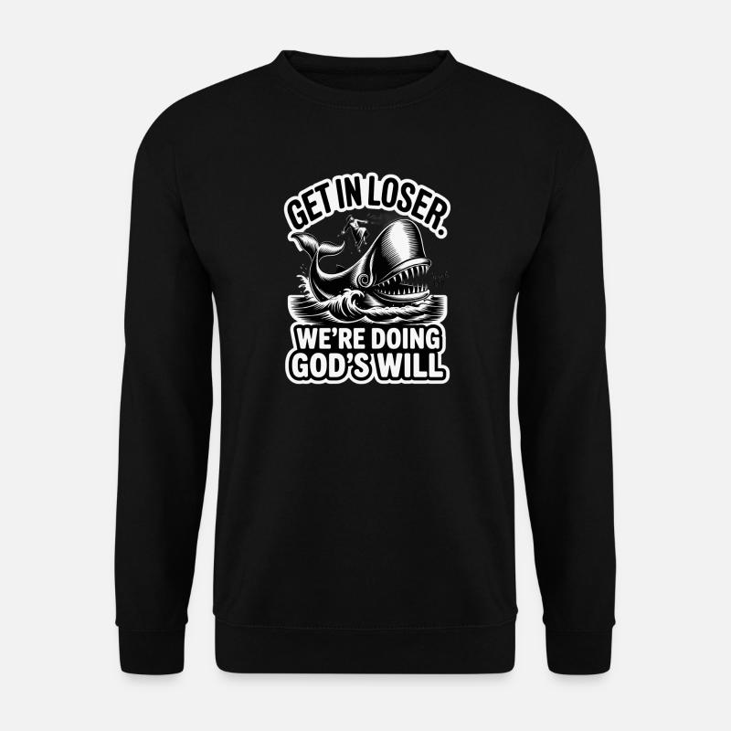 Funny Christian Johnah - Unisex Pullover - Schwarz