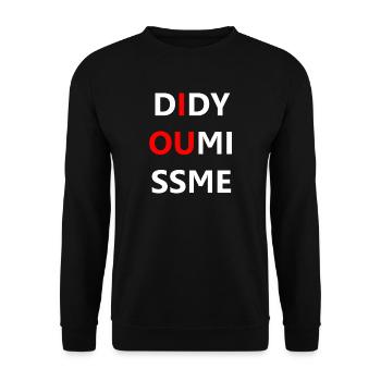 Holmes Q_05 - Unisex Pullover - Schwarz - Vorne - Alina (178cm) & Michal (187cm)