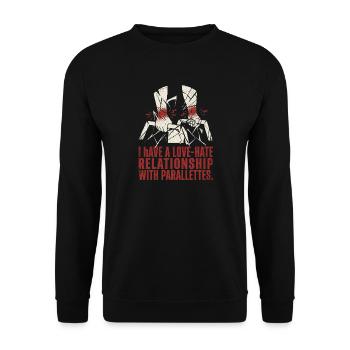 Calisthenics Relationship - Unisex Sweatshirt - black - Front - Alina (178cm) & Michal (187cm)