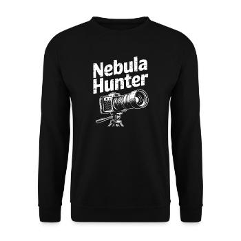 Nebula Hunter Kameradesign - Unisex Pullover - Schwarz - Vorne - Alina (178cm) & Michal (187cm)