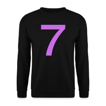 7 - Unisex Sweatshirt - black - Front - Alina (178cm) & Michal (187cm)
