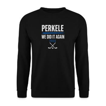 Finlande - Perkele, nous l’avons refait 2026 - Sweat-shirt Unisexe - noir - Devant - Alina (178cm) & Michal (187cm)