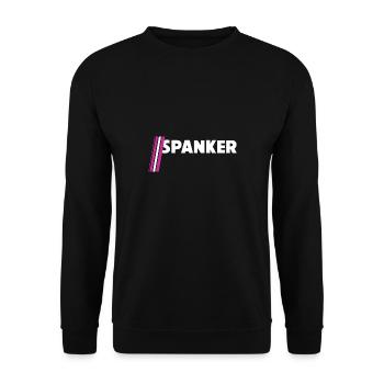 Spanker - Unisex Pullover - Schwarz - Vorne - Alina (178cm) & Michal (187cm)