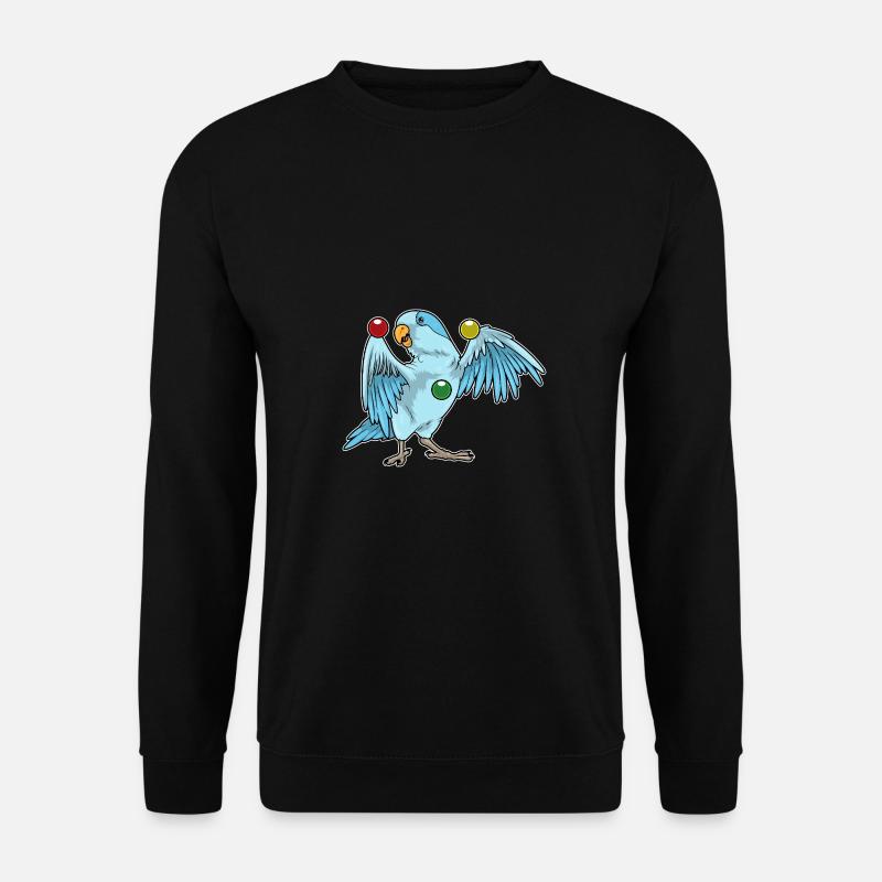 Parrot juggler juggling - Unisex Sweatshirt - black