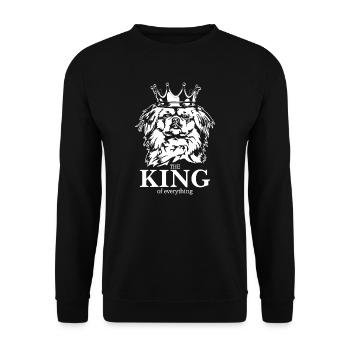 Pékinois Roi de tout Dire Chiens Wilsigns - Sweat-shirt Unisexe - noir - Devant - Alina (178cm) & Michal (187cm)