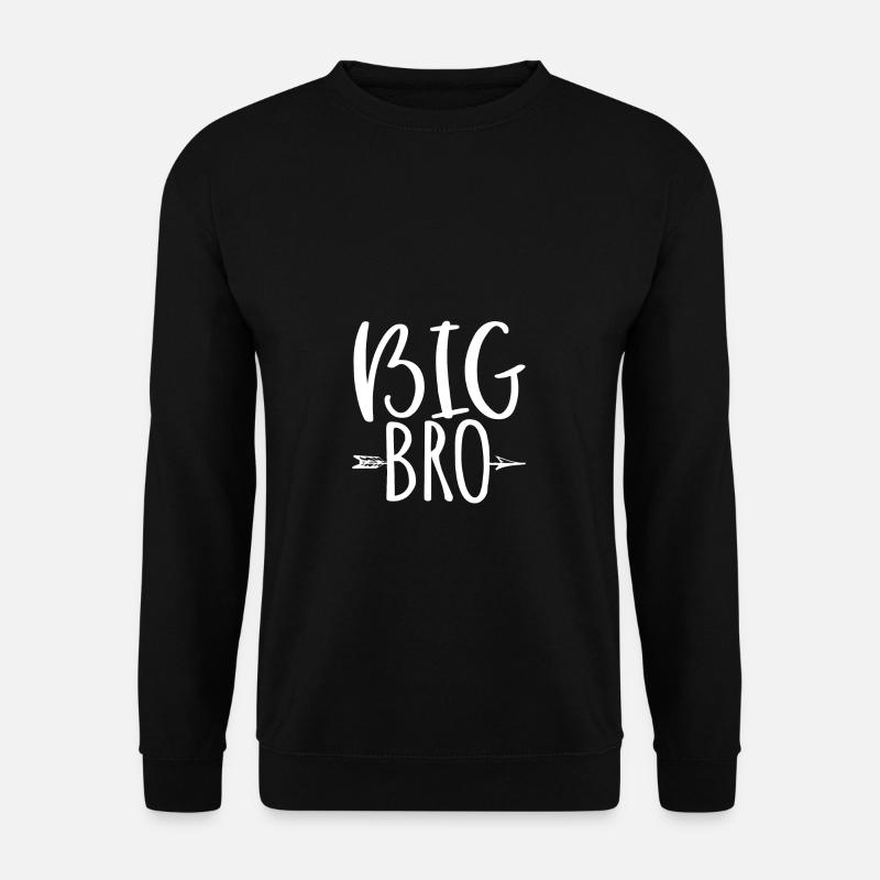 Big Bro Großer Bruder T-Shirt Partnerlook - Unisex Pullover - Schwarz