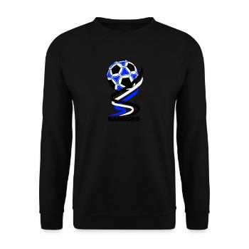 Fußball - Hamburg - Unisex Pullover - Schwarz - Vorne - Alina (178cm) & Michal (187cm)