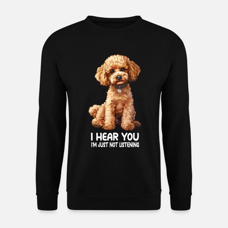 Poodle - Unisex Sweatshirt - black