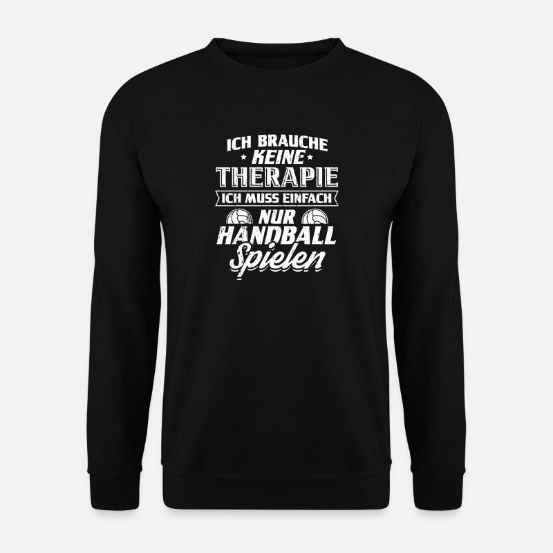 Lustiges Handball Handballer Shirt - Unisex Pullover - Schwarz