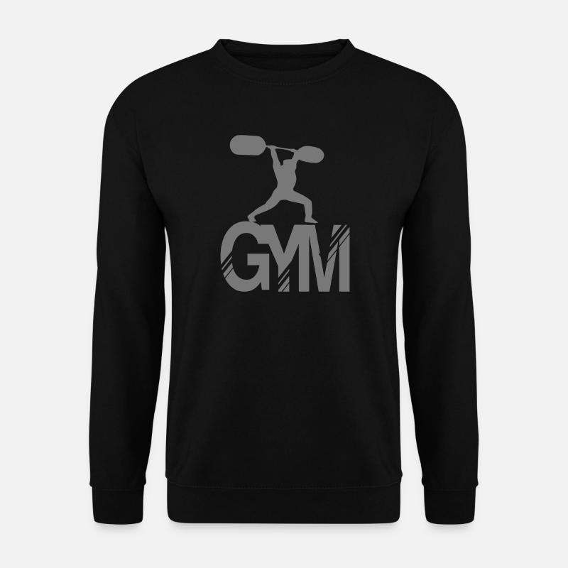 Fitnessstudio - Unisex Pullover - Schwarz