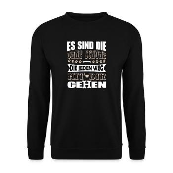 Hund Labrador Agility Tierschutz Tierfreund - Unisex Pullover - Schwarz - Vorne - Alina (178cm) & Michal (187cm)