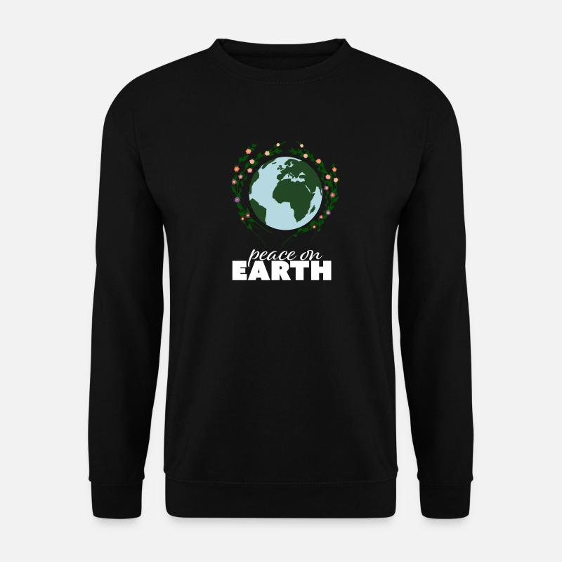 Peace on Earth, Peace, Freedom, Gift Idea - Unisex Sweatshirt - black