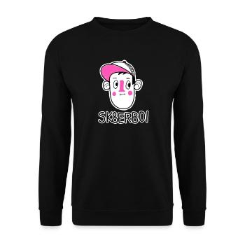 SK8ERBOI - Unisex Pullover - Schwarz - Vorne - Alina (178cm) & Michal (187cm)