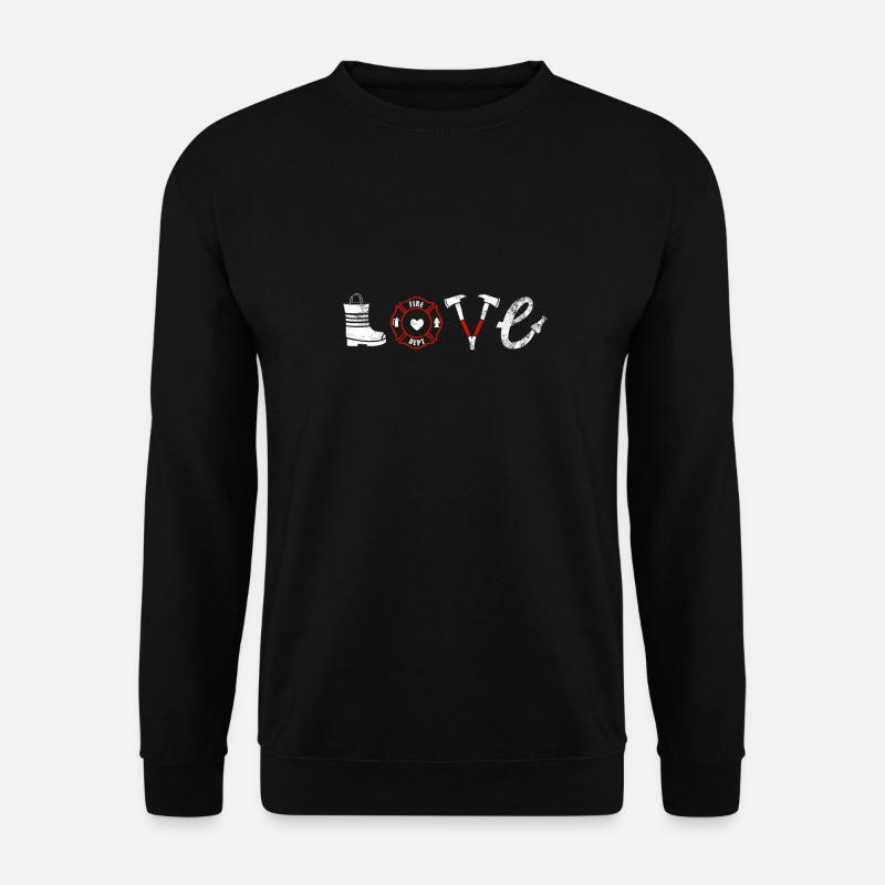 pompiers - Sweat-shirt Unisexe - noir