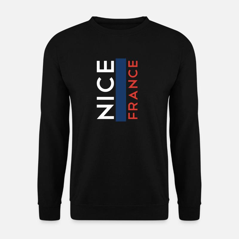 Nizza Frankreich Nice France - Unisex Pullover - Schwarz