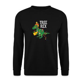 noël cadeau drôle - Sweat-shirt Unisexe - noir - Devant - Alina (178cm) & Michal (187cm)