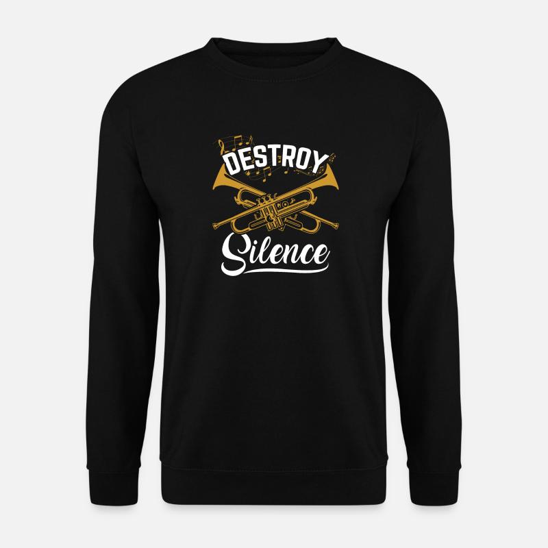 trompete - Unisex Pullover - Schwarz