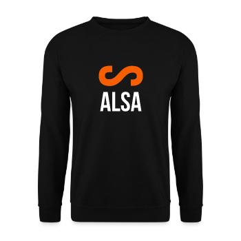 Salsa Salsatänzerin Salsatänzer was anziehen - Unisex Pullover - Schwarz - Vorne - Alina (178cm) & Michal (187cm)