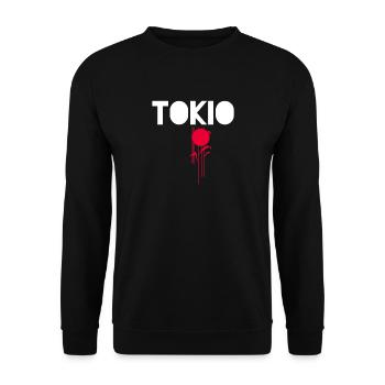 Tokyo, Tokyo, Japan - Unisex Sweatshirt - black - Front - Alina (178cm) & Michal (187cm)