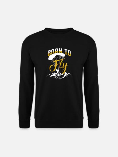 Gleitschirmfliegen - Unisex Pullover - Schwarz
