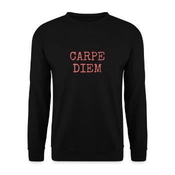 Carpe diem - Structure quotidienne parfaite - Sweat-shirt Unisexe - noir - Devant - Alina (178cm) & Michal (187cm)