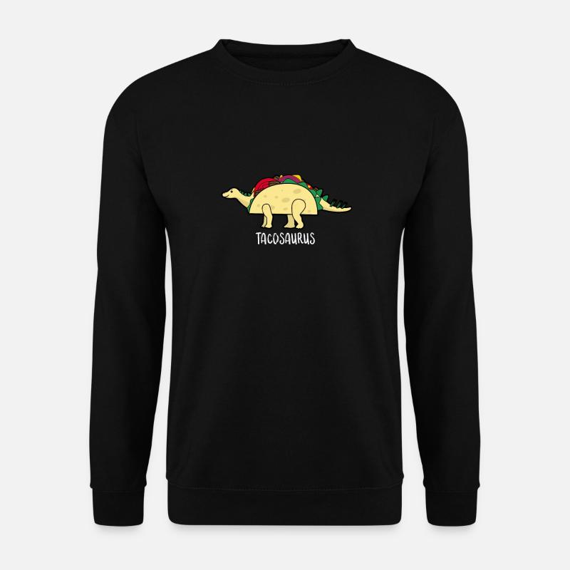 taco dinosaur - Unisex Sweatshirt - black