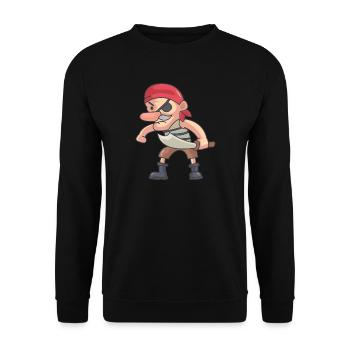 Pirates sabre de pirates - Sweat-shirt Unisexe - noir - Devant - Alina (178cm) & Michal (187cm)