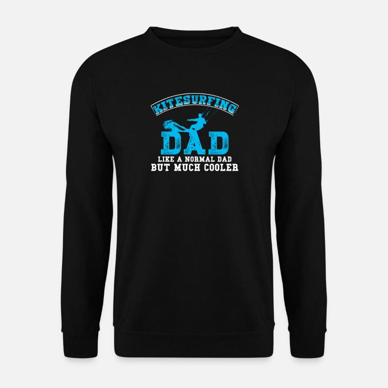 Kitesurfing Dad - Unisex Pullover - Schwarz